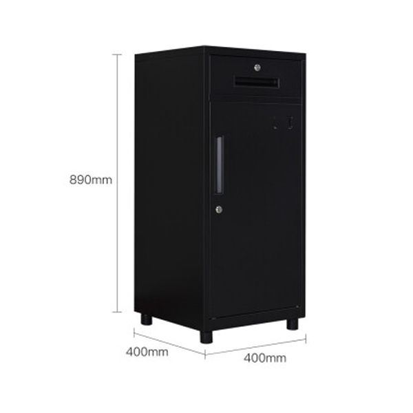 Single Door File Cabinet with Drawer