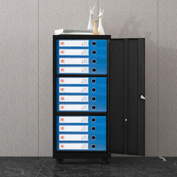 Black Single Door Short Cabinet