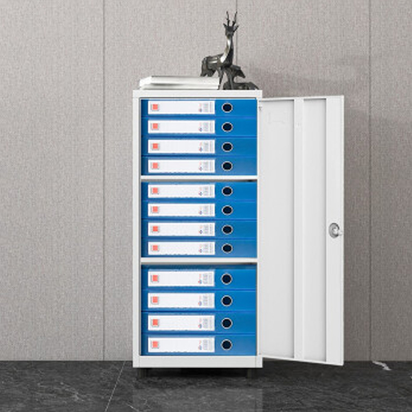 White Single Door Short Cabinet