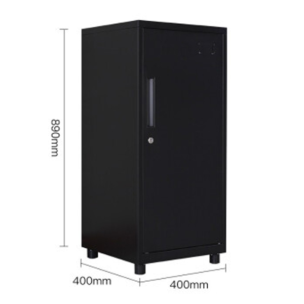 Black Single Door Short Cabinet