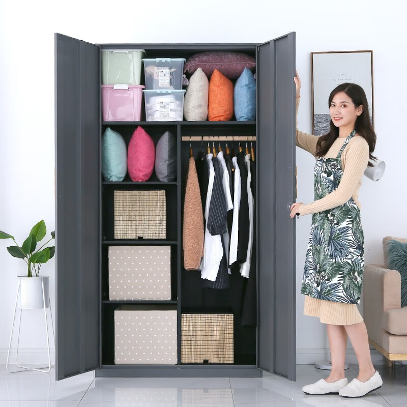 Double-door Three-layer locker