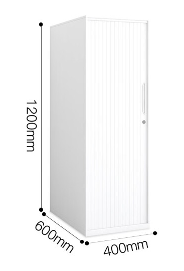 Single Rolling Door Cabinet