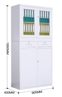Split Medium Two-drawer Instrument Cabinet