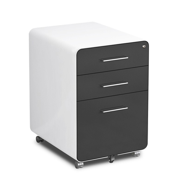 Three Drawer Arc Mobile Cabinet