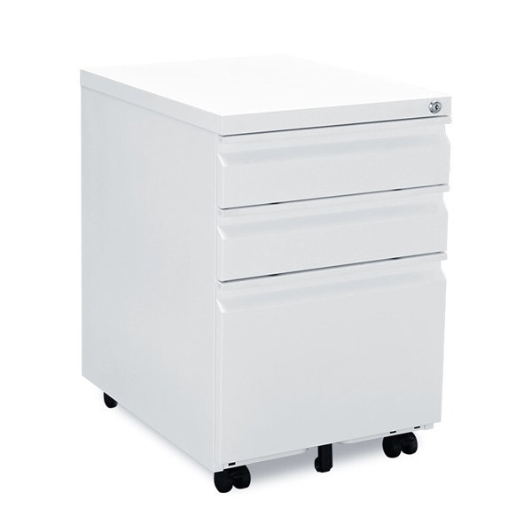 Three Drawer Gooseneck Mobile Cabinet