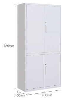 Through-door two-section cabinet