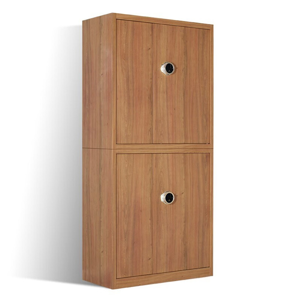 Oak Double Section Confidential Cabinet