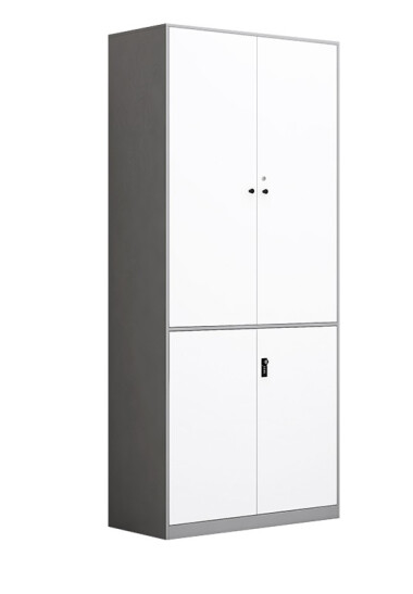 Unequal Body Through Double Section Cabinet