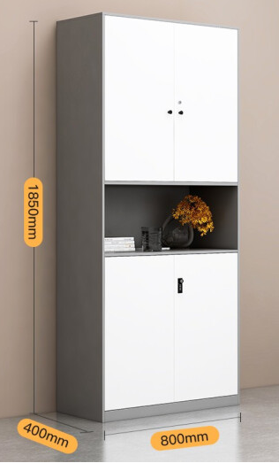 Upper and lower folio hollow cabinet