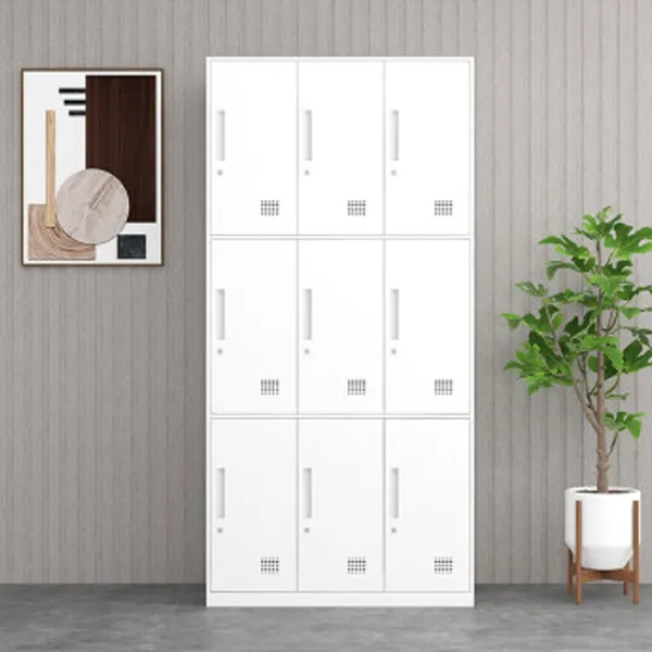 White Nine Door Locker