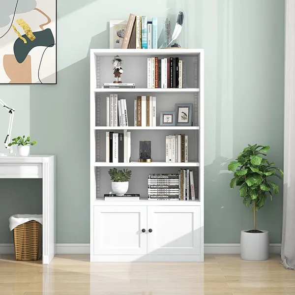 Bookcase with Base Cabinet