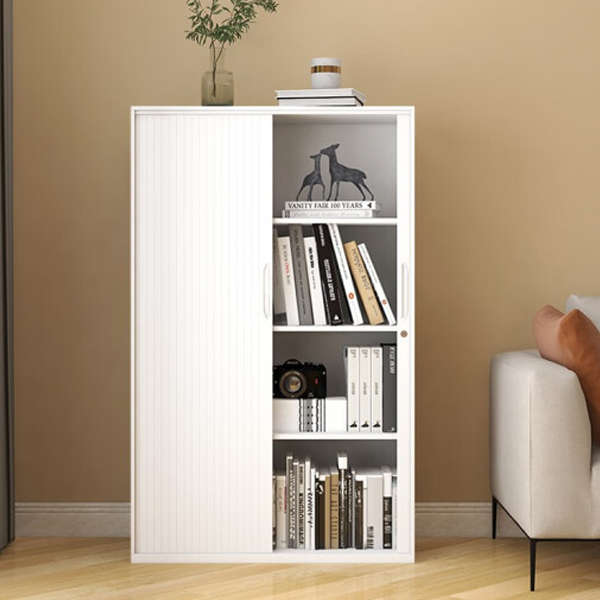 Four Layer Rolling Door Cabinet