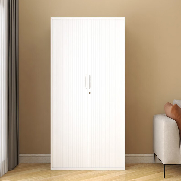 Five Layer Rolling Door Cabinet