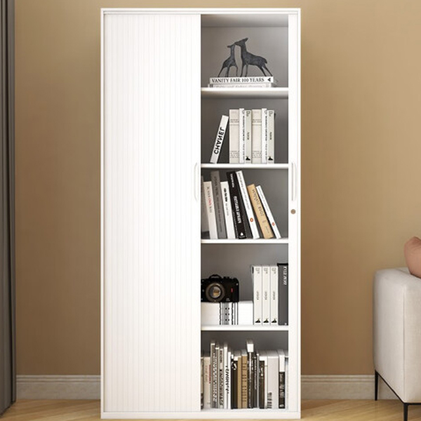 Five Layer Rolling Door Cabinet