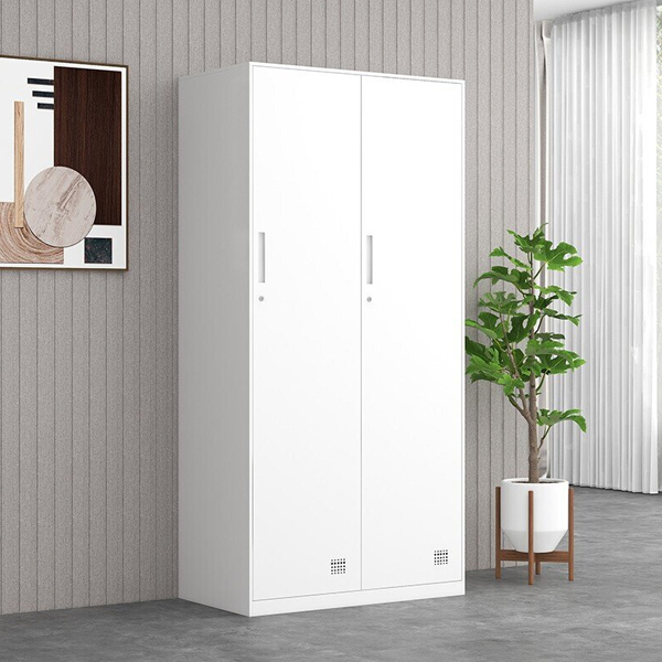 White Two Door Locker