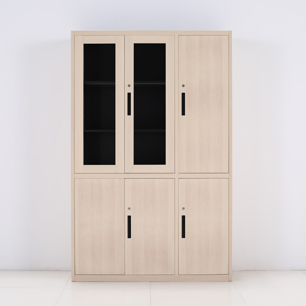 Cherry wood Six-door bookcase (Right)