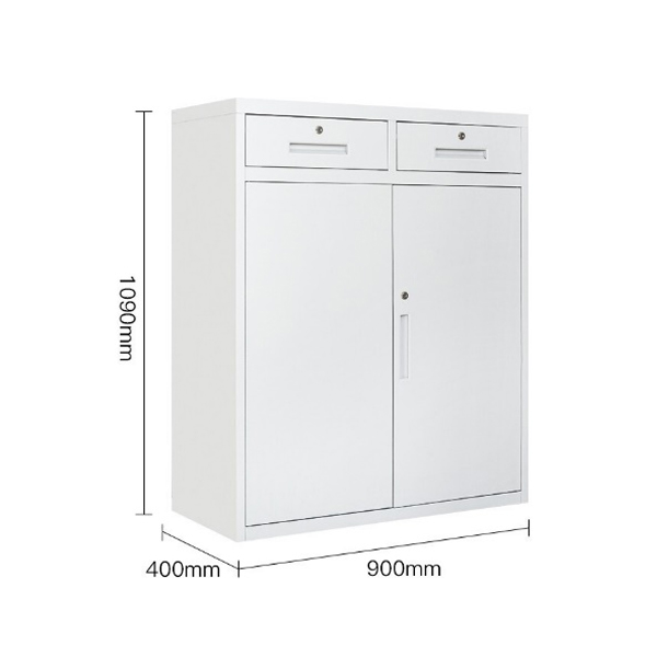 Short Two-Piece File Cabinet